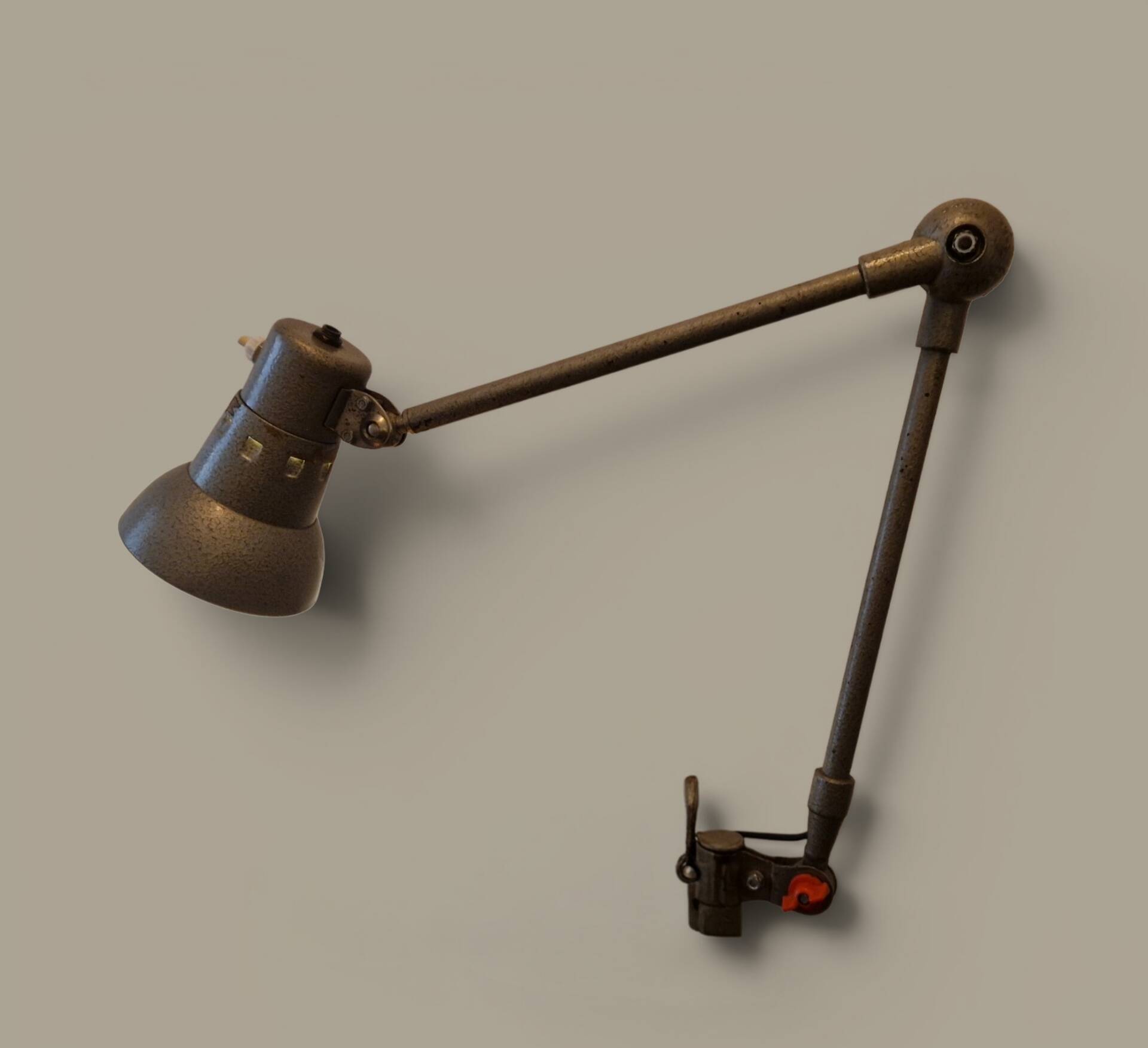 Vintage industrial architect lamp lumina – 1950s/60s