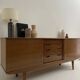 Vintage teak sideboard in Scandinavian style