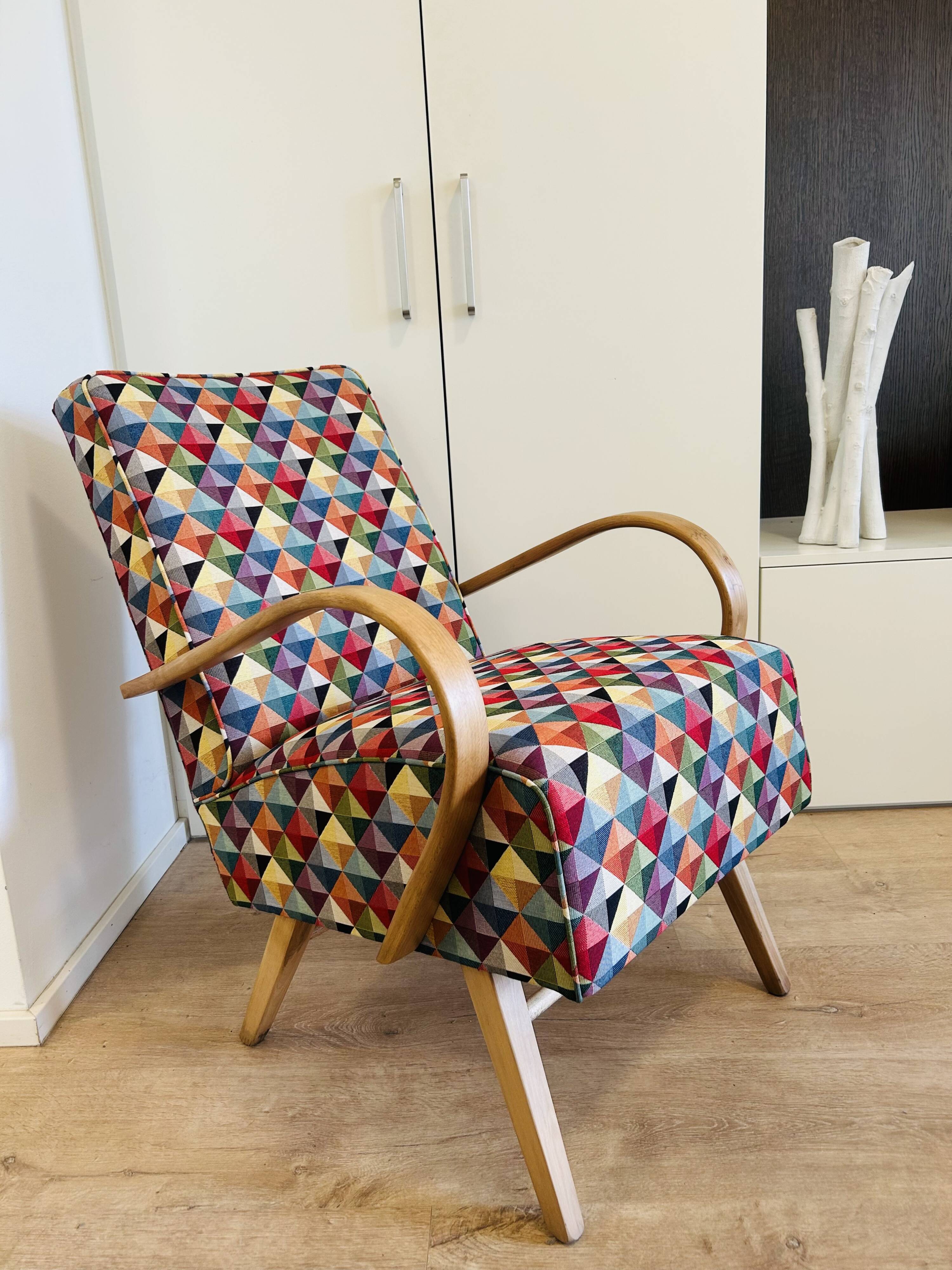 Lounge Arm Chai by Jaroslav Šmidek for Ton, Czechoslovakia 1960’s