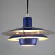 Suspension bleue par Jeka Metaltryk - Modèle Viola type 3013P