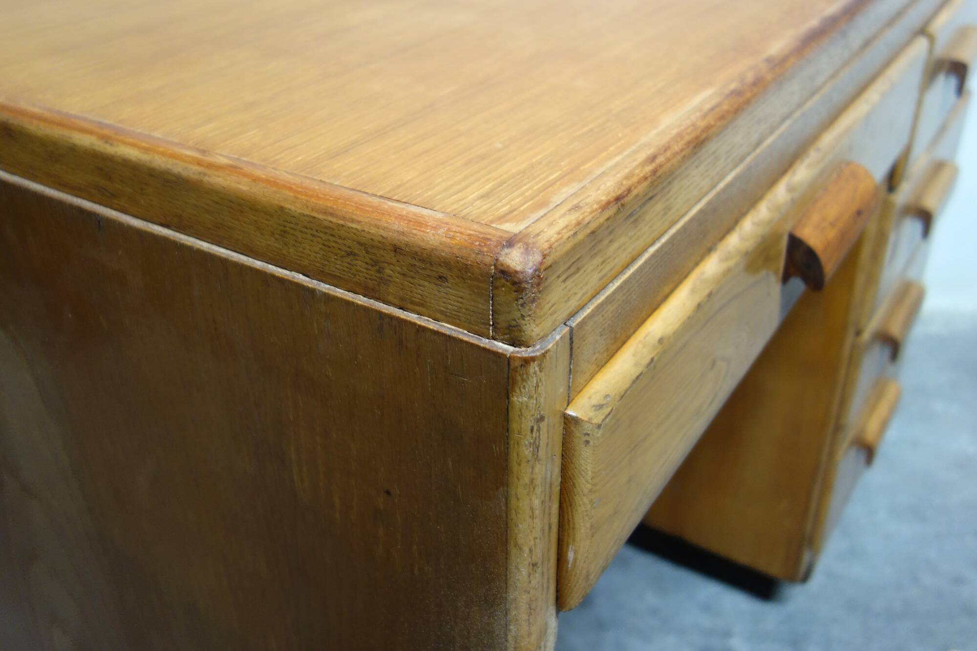 Old wooden desk from the 50s