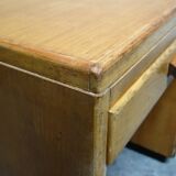 Old wooden desk from the 50s