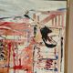 Swedish Oil on Canvas – “Composition” by Tore Hultcrantz