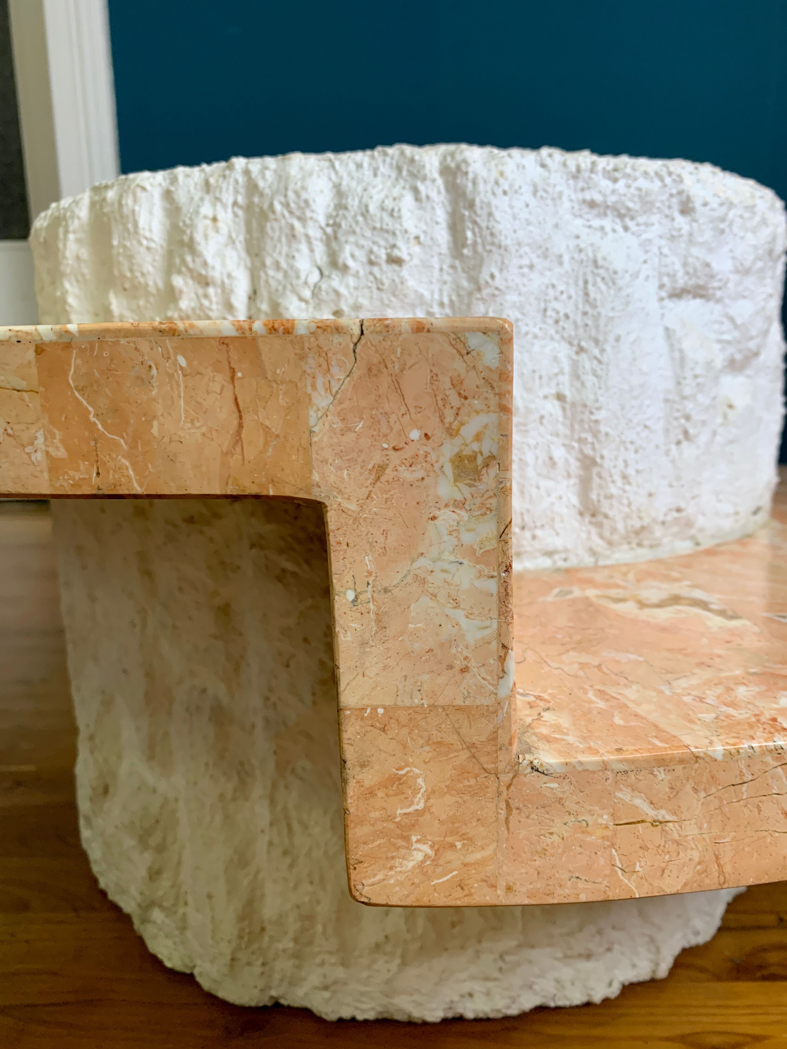 Table basse en travertin Magnussen Ponte