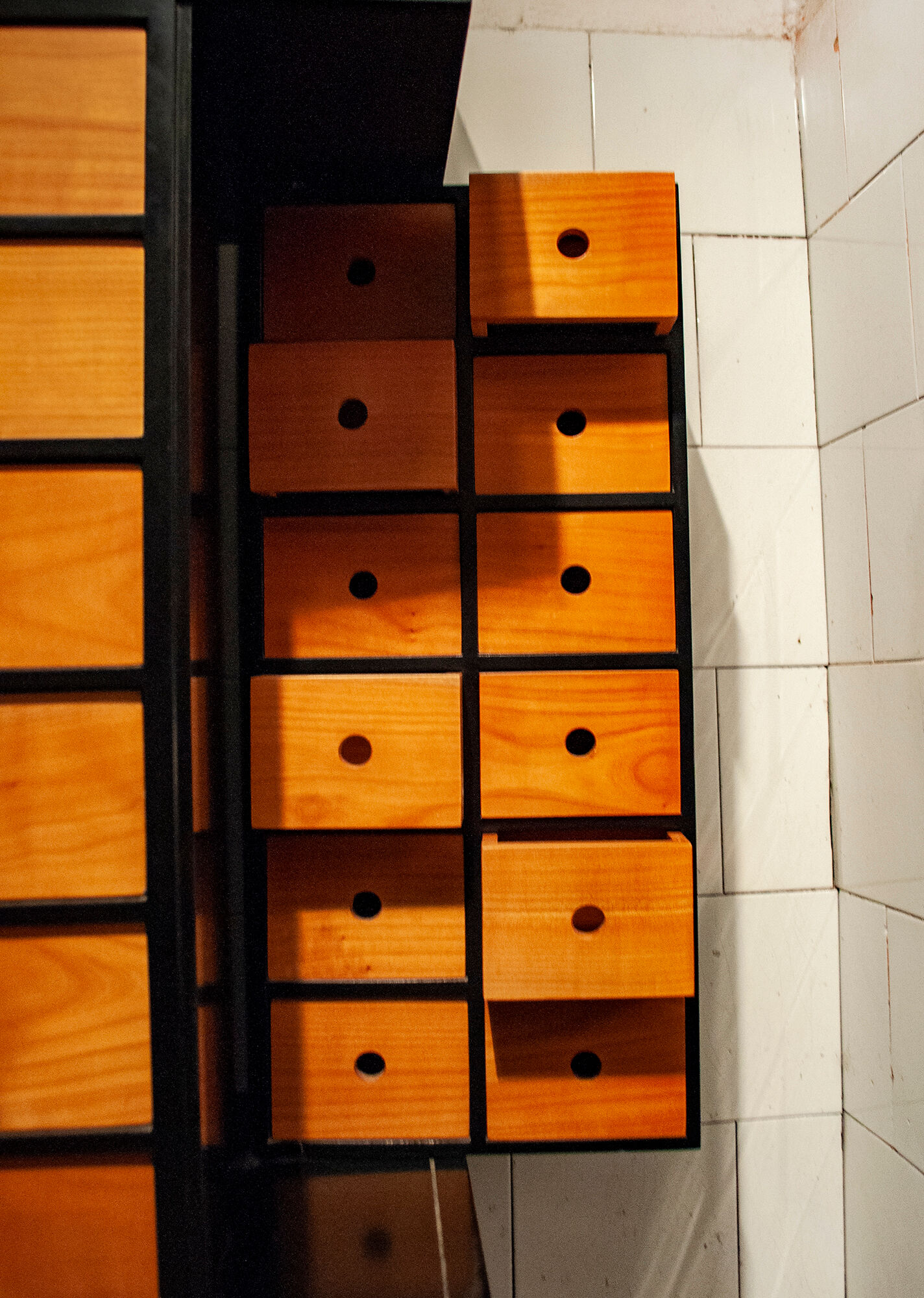 Storage cabinet by Augusto Mandelli and Walter Selva for Salmistraro Italia 1990s