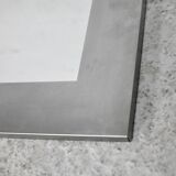 Large steel mirror from the 70s
