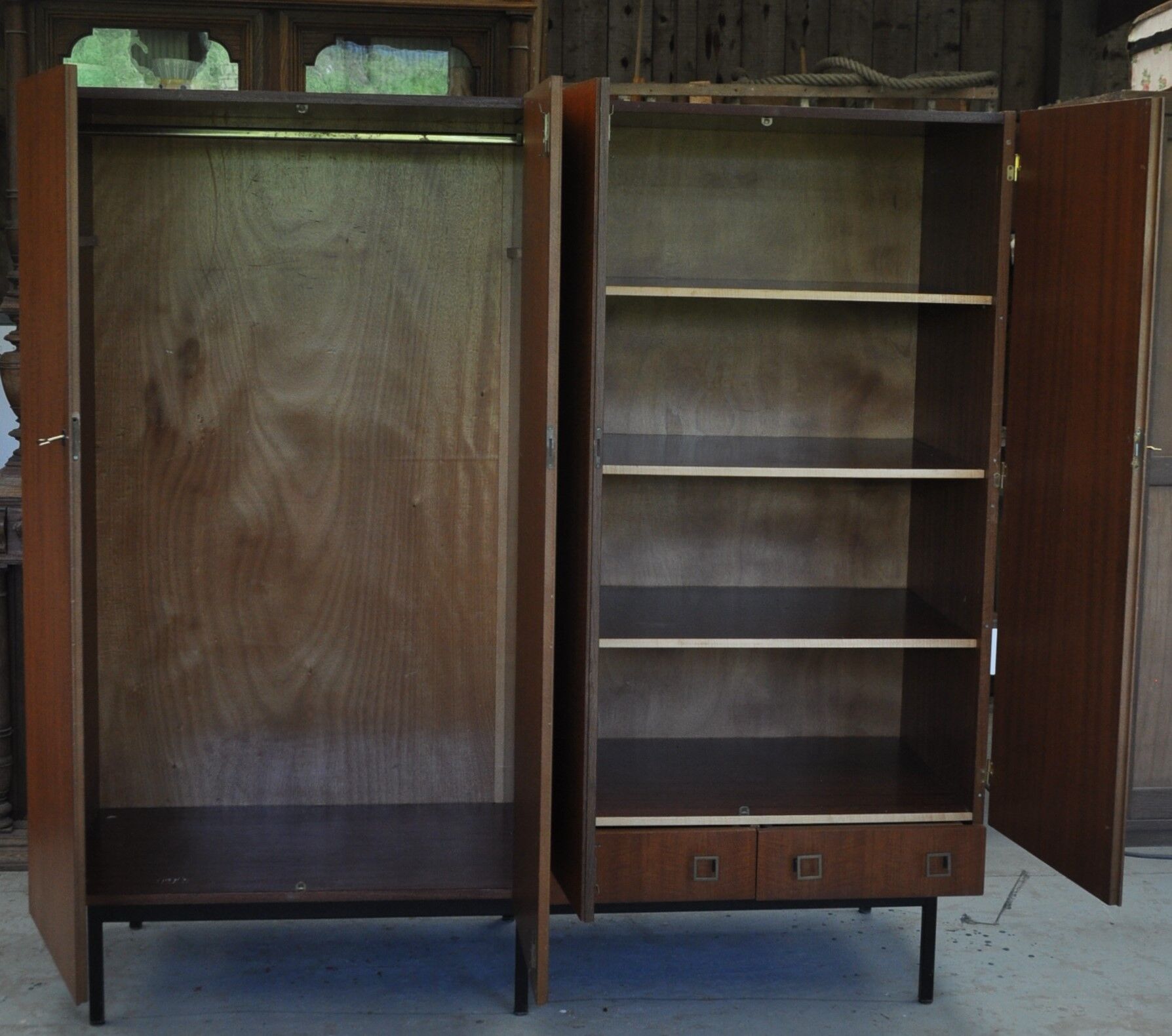 Vintage wardrobe 60s.