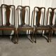 4 english chairs leather suite