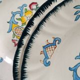 Set of 8 vintage Longwy Vieux Rouen dessert plates