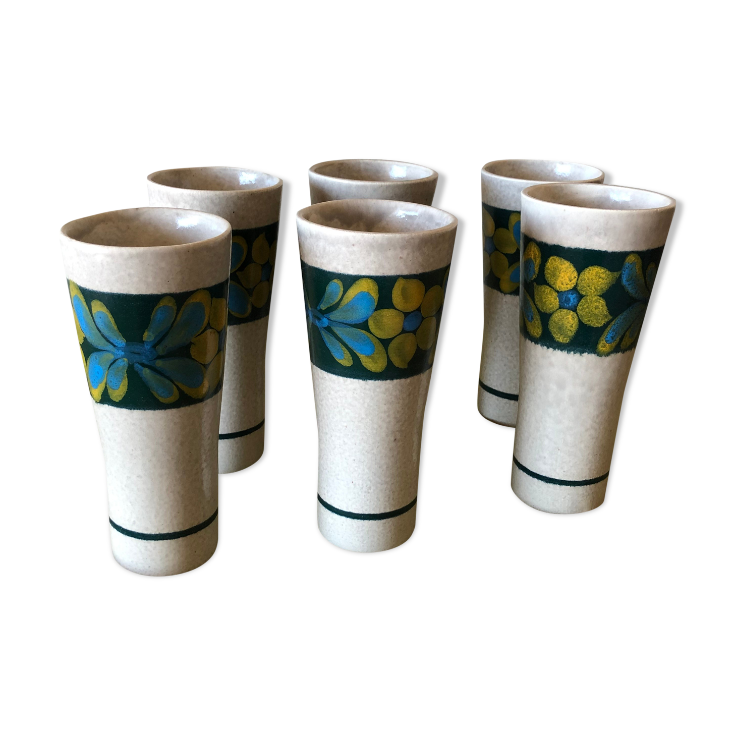 Series of 6 mazagrans from the 70s