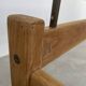 Table scandinave teck blond et verre 60