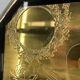 Georges Mathias brass etched table lamp, 1970s