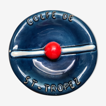 Cendrier des années 50/60 vintage Golfe de Saint Tropez