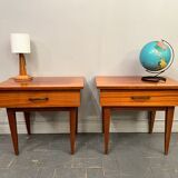 Pair of vintage bedside tables