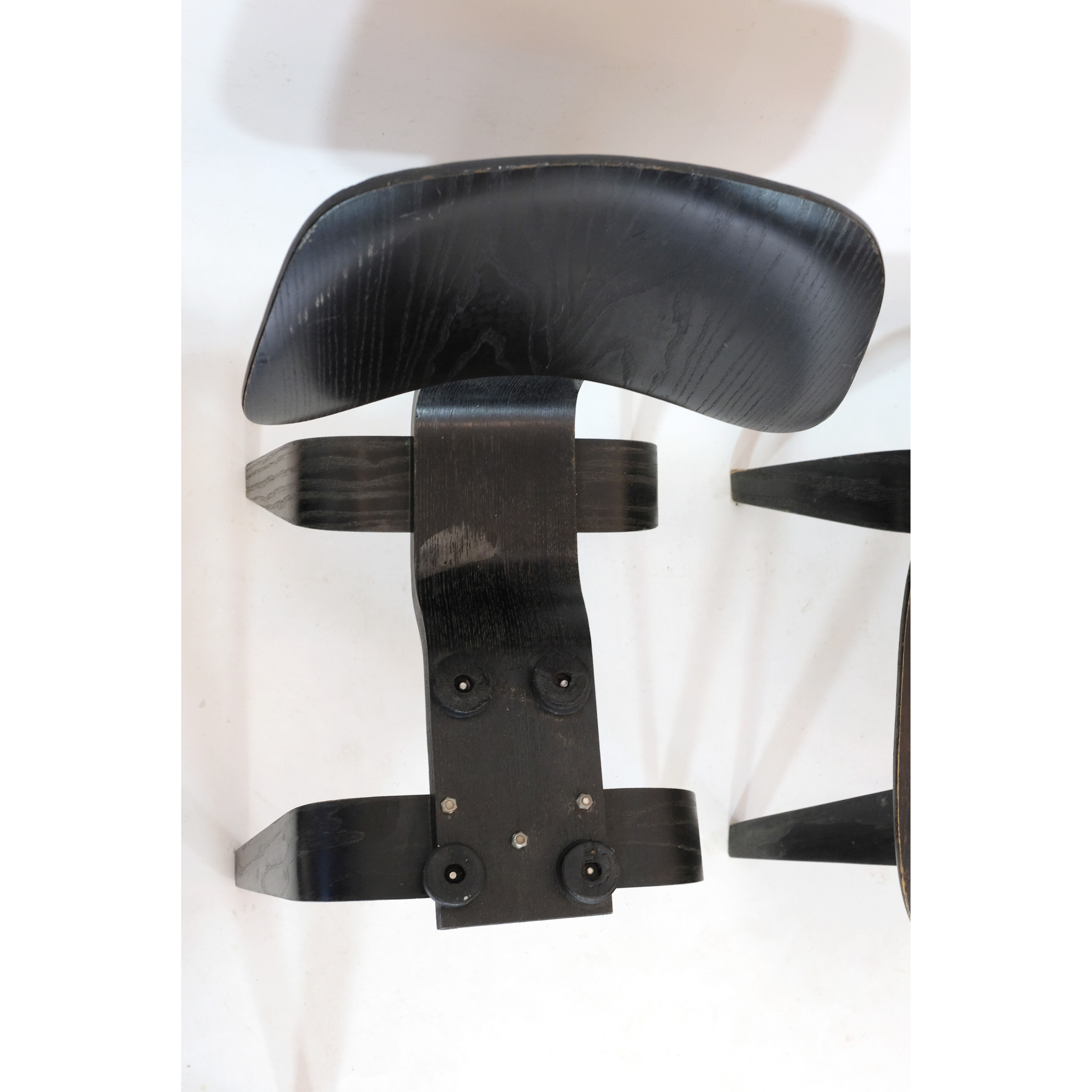 Ensemble de 4 chaises DCW par Charles & Ray Eames édition Hermann Miller USA