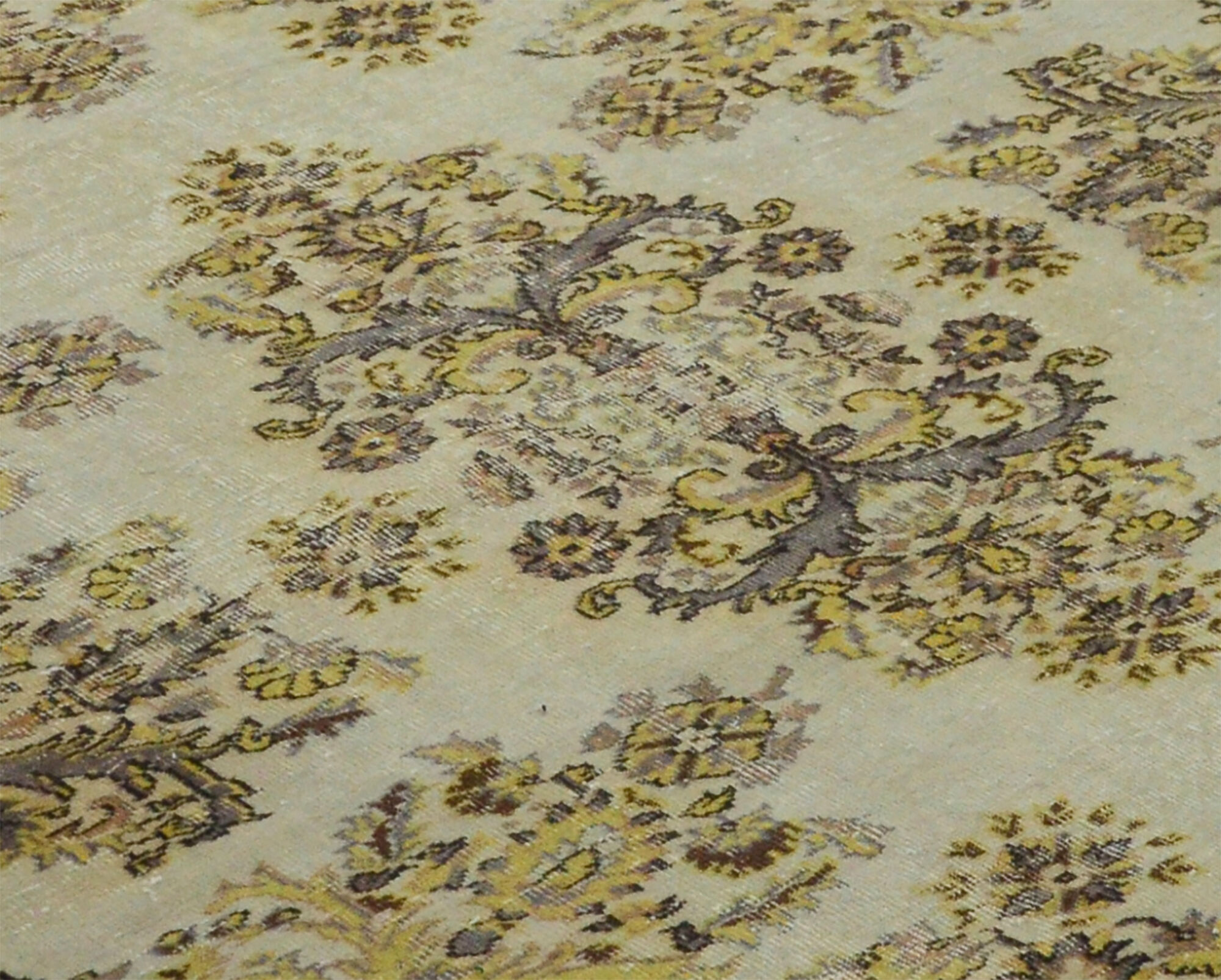 Anatolian handmade vintage rug 233 cm x 165 cm