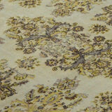 Anatolian handmade vintage rug 233 cm x 165 cm