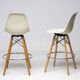 Ensemble de deux tabourets de bar Herman Miller Mid Century Modern Charles Eames "PSW".
