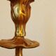 Vintage Rococo style gilded bronze lamp base
