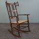Rocking chair Antique Arts and Crafts Bobbin, English, 19th century