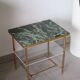 Vintage Green Marble Side Table