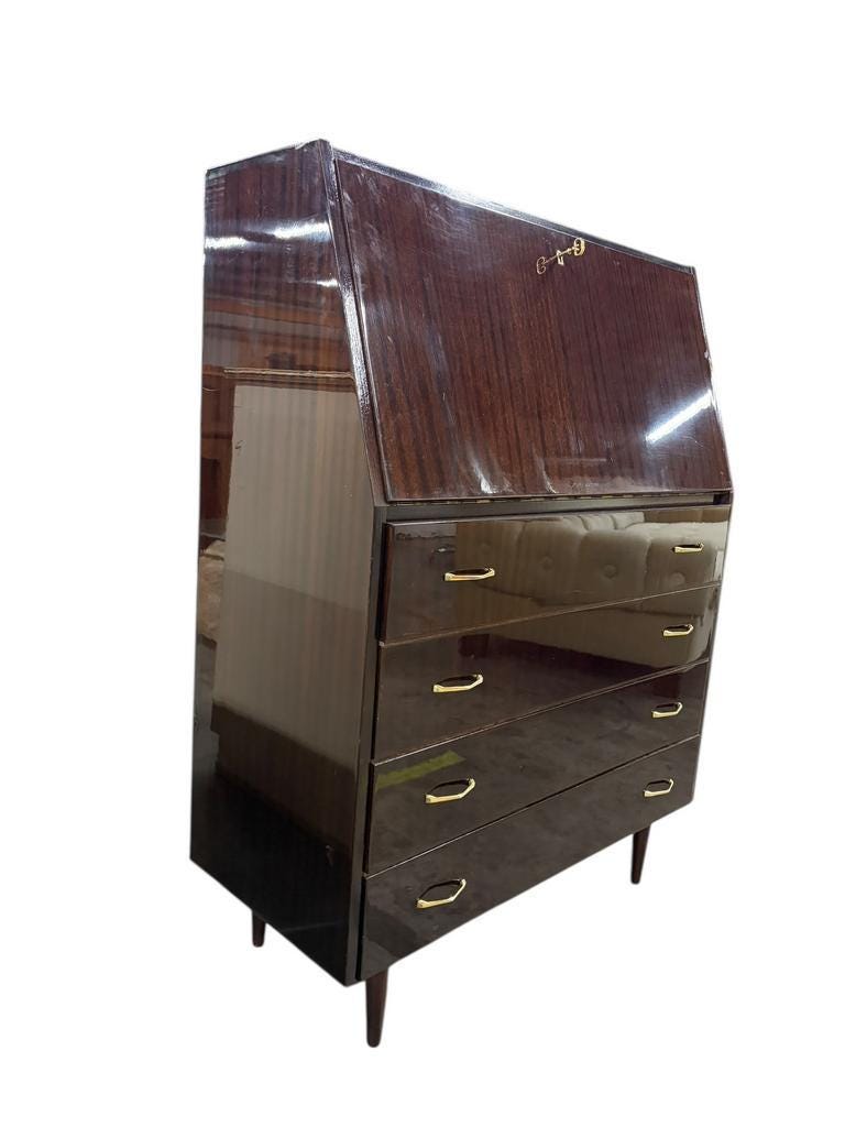 Vintage wooden wardrobe / secretary / chest of drawers