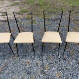 4 vintage colette gueden chairs
