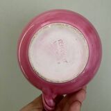 Petit pichet ou pot à lait ancien en céramique rose Vallauris