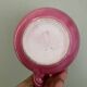 Small old pink ceramic pitcher or milk jug from Vallauris