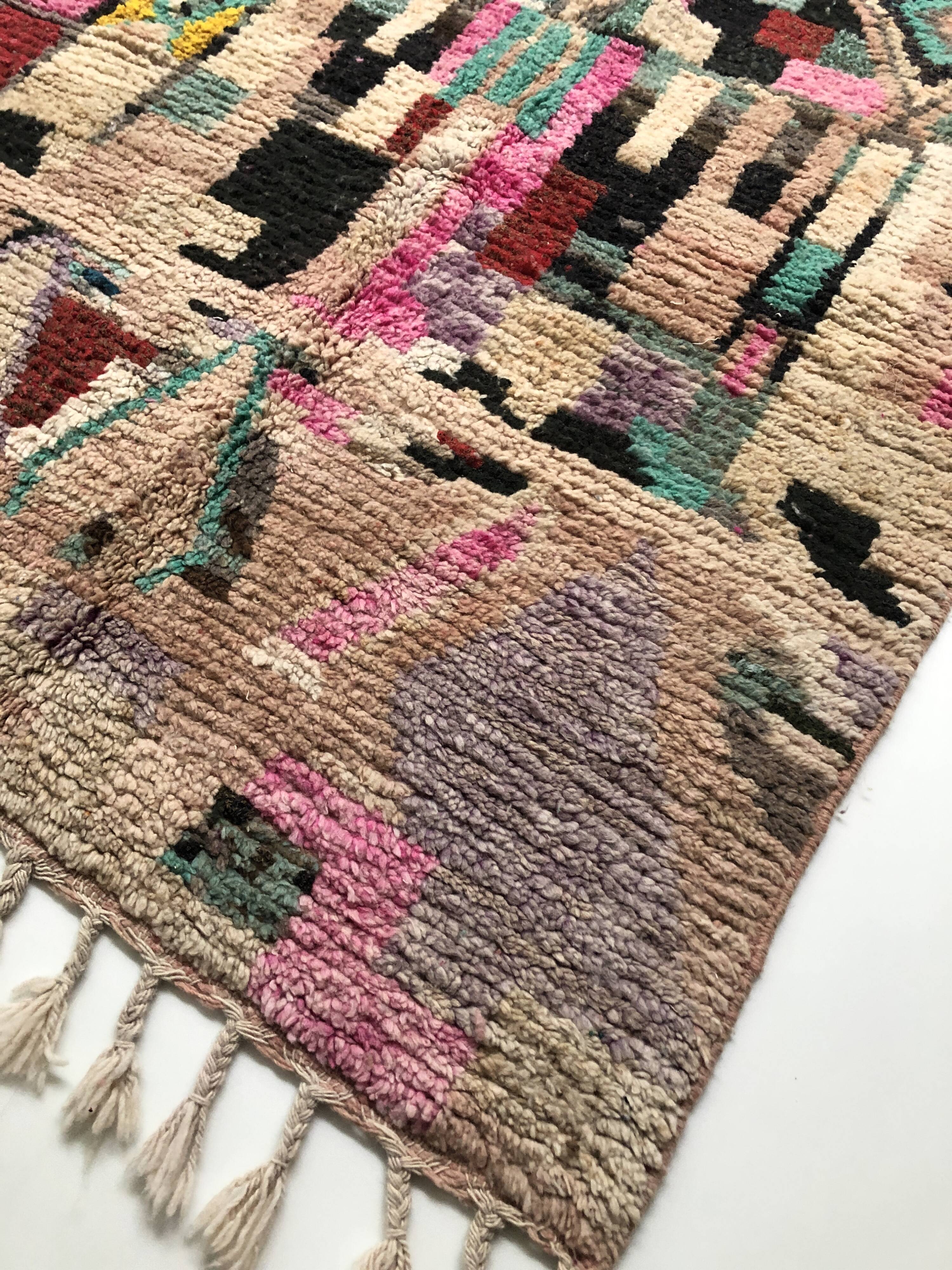 Moroccan Berber carpet Boujaad 1.59x1.3m
