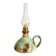 Glazed stoneware oil lamp from the 1960s.