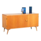 Vintage Scandinavian wall unit in oak veneer – 1960s