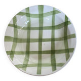 Hollow dish Orchies Moulin des Loups green tiles