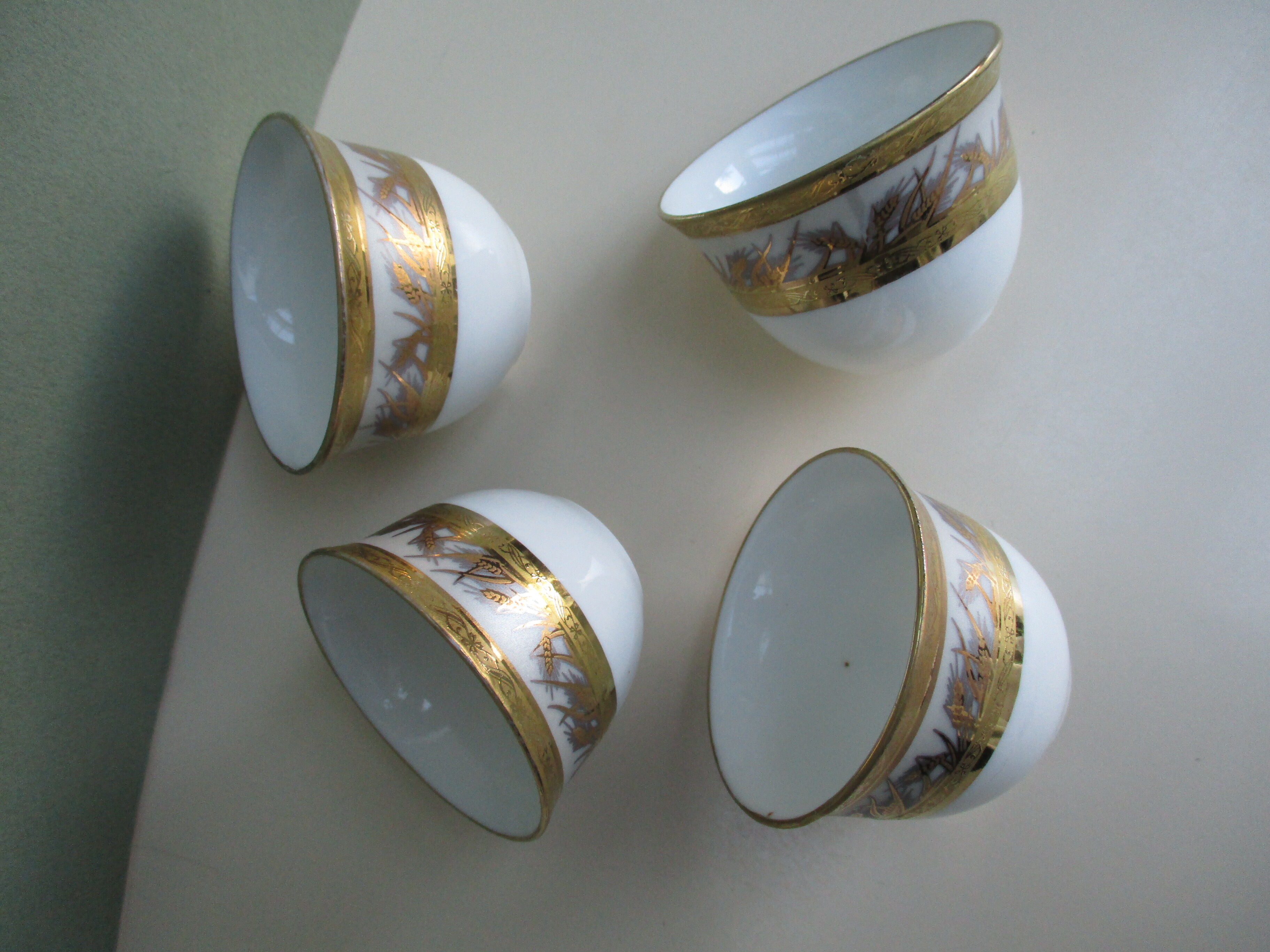 4 mini china bowls china bin gobous gold collection