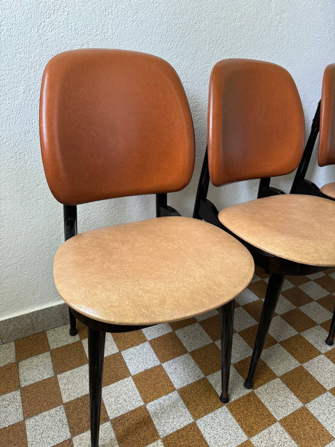 Baumann Pegasus chairs from the 60s (X4)
