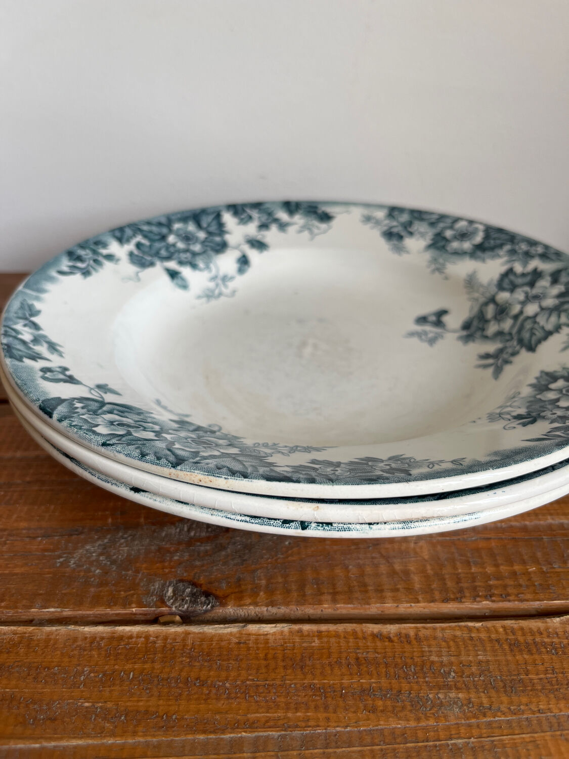 3 deep plates Terre de Fer