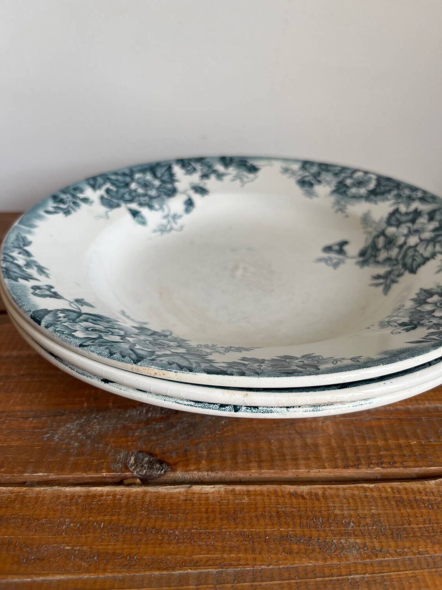 3 assiettes creuses Terre de Fer