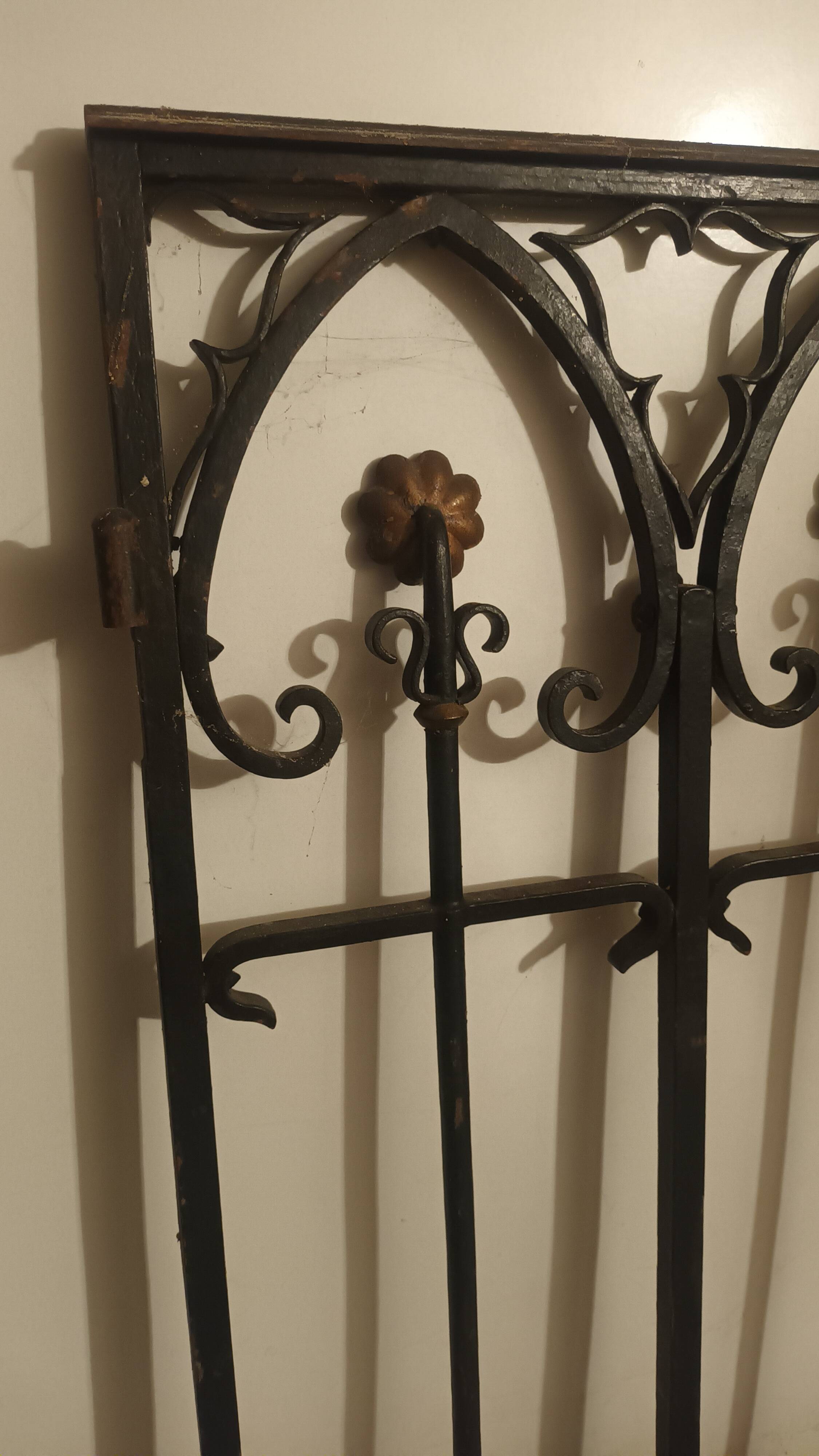 Wrought iron grille