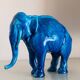 Art Deco elephant statue in ceramic by Paul Milet.