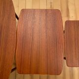 A set of three side tables, Denmark, 1960s