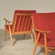 Pair of Boomerang armchairs by Antonin Suman for Ton (Thonet) 60