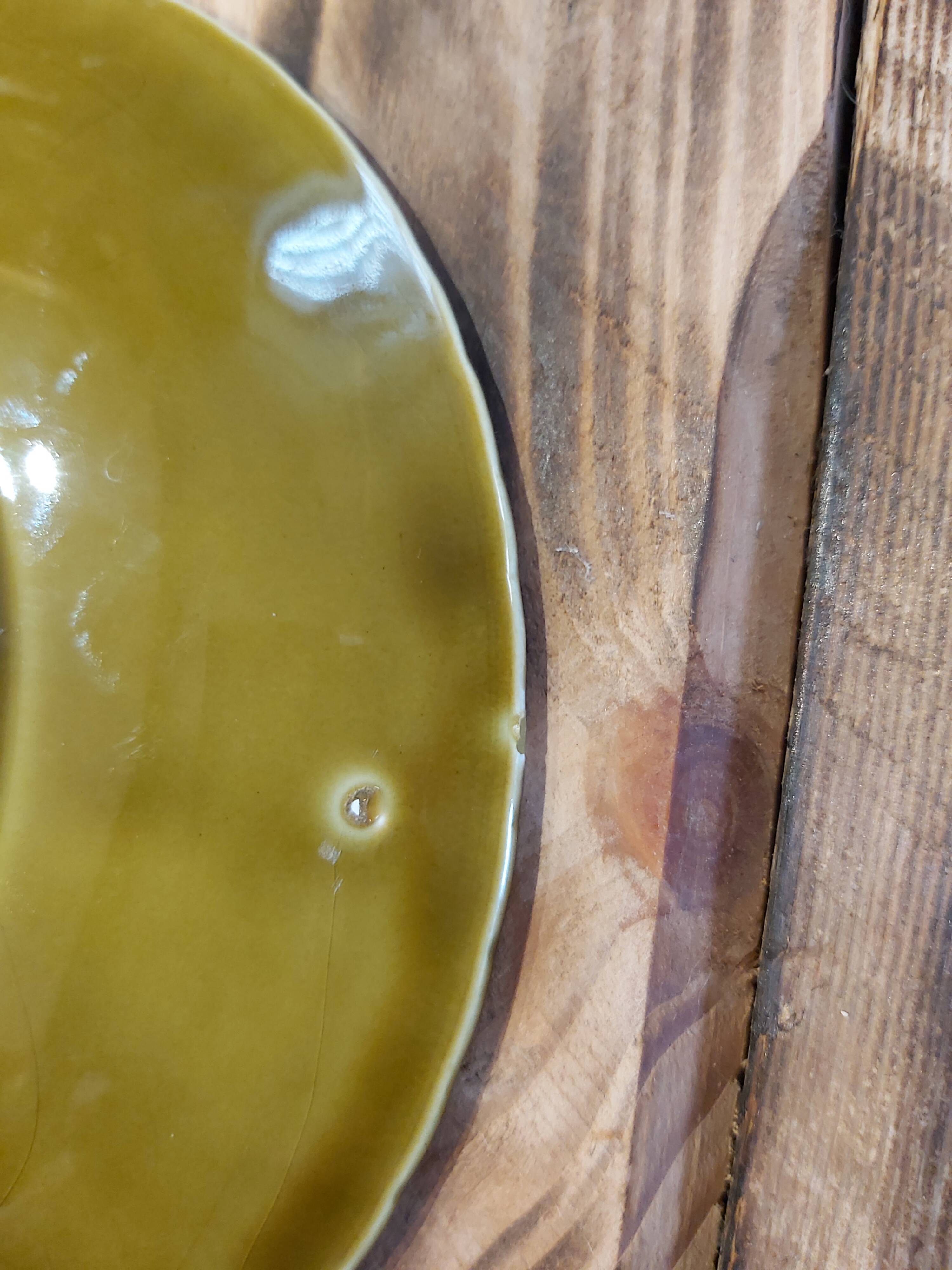 Faience plate of Gien castle of Amboise