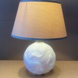 Lampe Art Déco en verre moulé / Saint Aignan