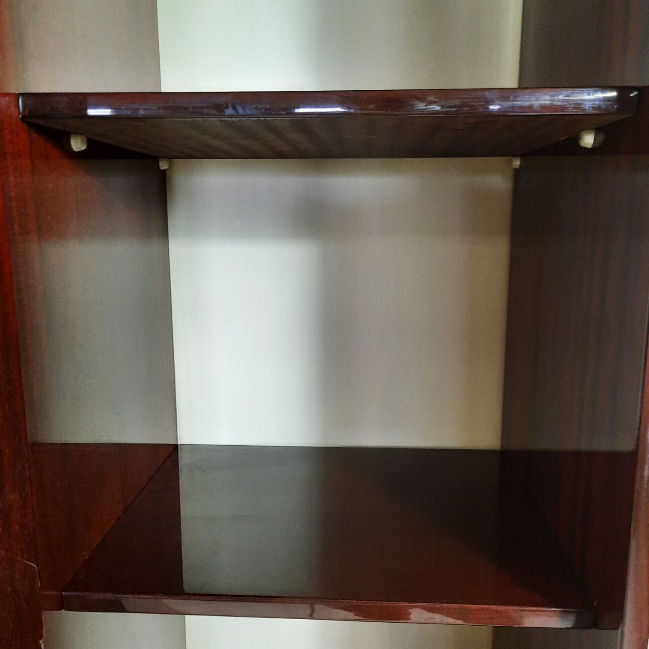 Wardrobe, 1950s bookcase, brass print / tips.