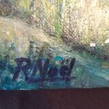 Painting of a Breton Hamlet