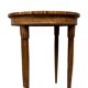 art deco display table with marquetry