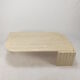 Italian travertine coffee table, 1980s