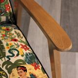 Paire de fauteuils scandinaves "frida kahlo" 1960