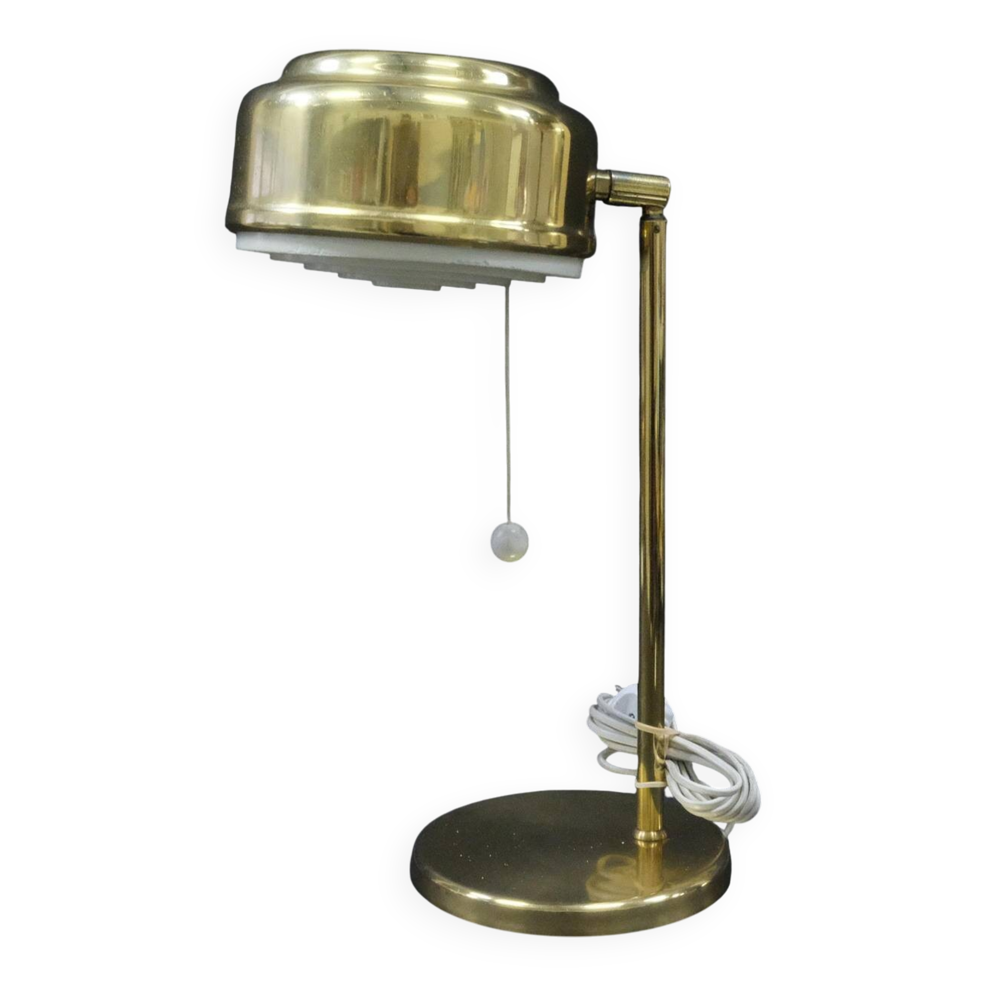 lampe articulée en laiton de Borje Claes- Suède années 70