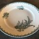 Flat hollow in earthenware st amandinoise st amand model lily of the valley